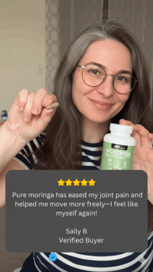 Pure Moringa Buyer :“I was skeptical at first, but Pure Moringa truly works.”