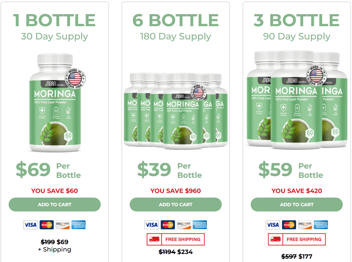 Pure Moringa Order